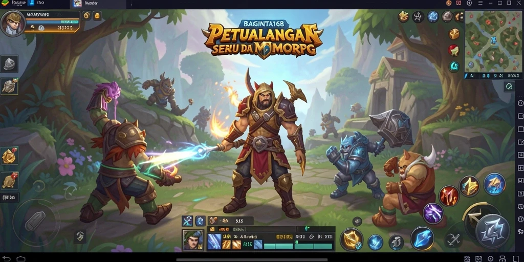 Screenshot BAGINTA168 menampilkan aksi seru dalam petualangan MMORPG.