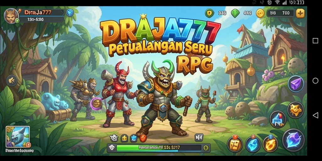 Screenshot DRAJA777 menampilkan aksi seru di dunia RPG yang menakjubkan.