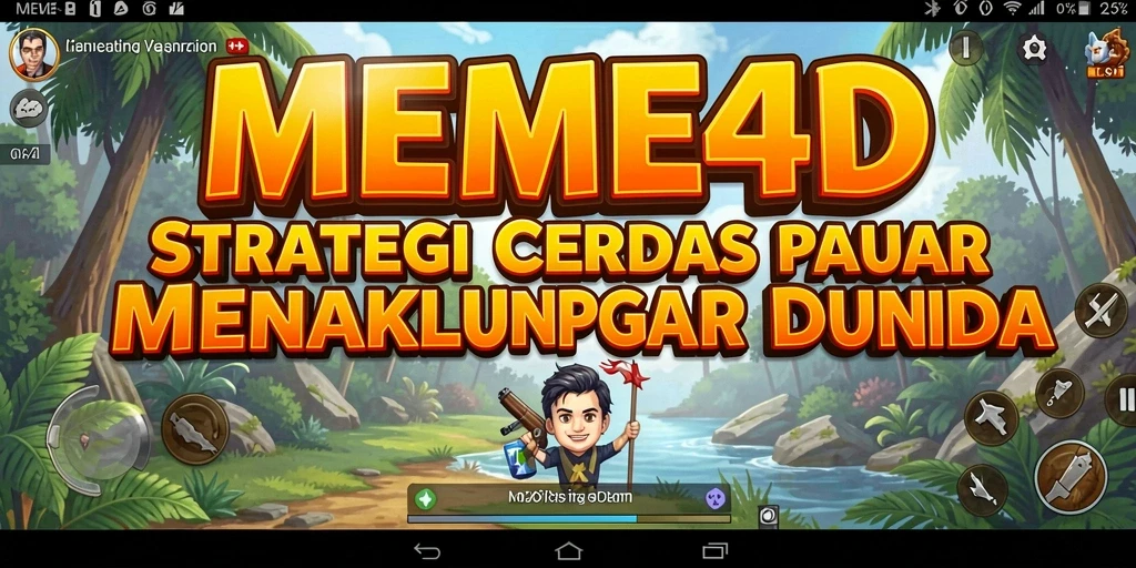 Tampilan gameplay seru dan menantang di MEME4D.