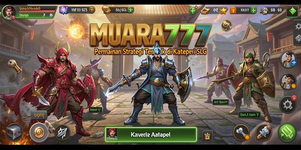 Tangkapan layar menampilkan pertarungan strategis di MUARA777.