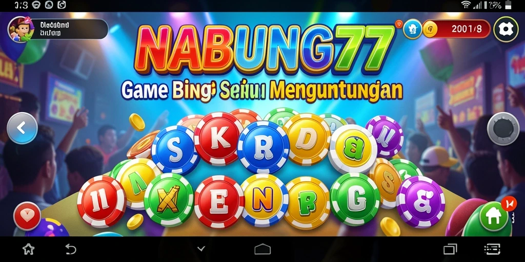 Tampilan menarik dari gameplay Bingo di NABUNG77.