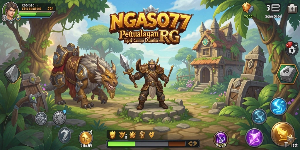 Gameplay NGASO77 menunjukkan petualangan mendebarkan dalam dunia RPG.