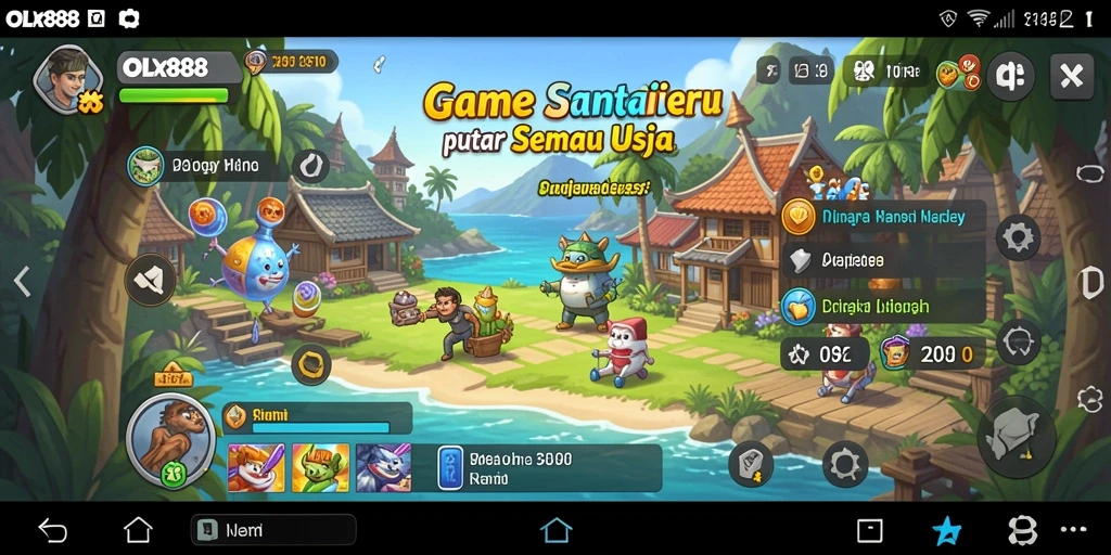 Tampilan menarik dari gameplay OLX888 yang seru dan menghibur.