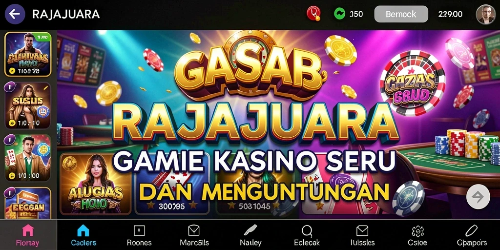 Gameplay seru dan menegangkan di RAJAJUARA.