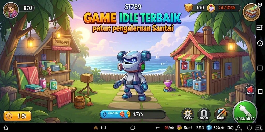 Tampilan gameplay ST789 yang menawan dengan mekanisme Idle yang menarik.